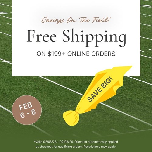 Free Shipping on $199+ (2/6-2/8)