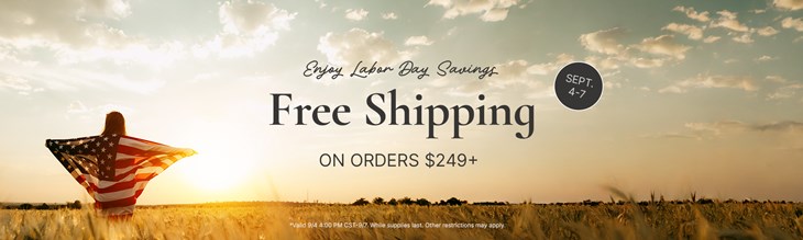 Labor Day Sale (9/4 - 9/7)