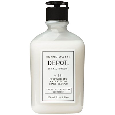 DEPOT® NO. 501 MOISTURIZING & CLARIFYING BEARD SHAMPOO 8.4 Fl. Oz.