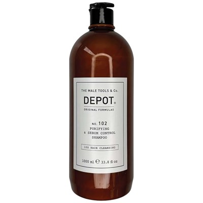 DEPOT® NO. 102 PURIFYING & SEBUM CONTROL SHAMPOO Liter