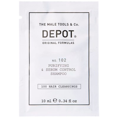 DEPOT® NO. 102 PURIFYING & SEBUM CONTROL SHAMPOO 0.34 Fl. Oz.