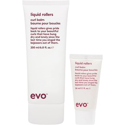 evo Buy 1 Retail liquid rollers curl balm, Get 1 Travel Size FREE! 2 pc.