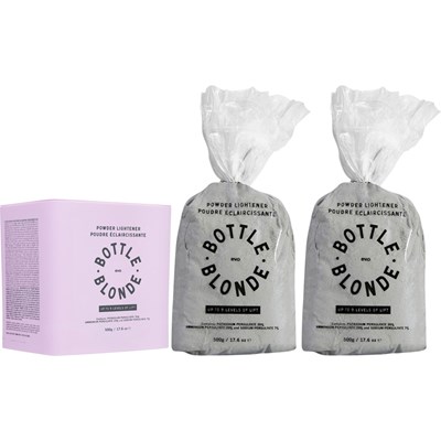evo bottle blonde powder refill kit 3 pc.