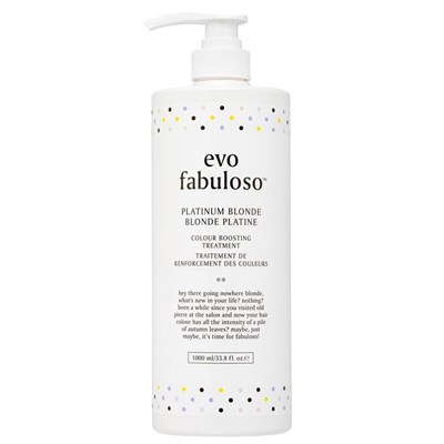 evo platinum blonde colour boosting treatment Liter