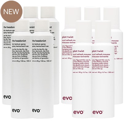 evo plot twist & headonist salon deal 18 pc.