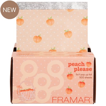 Framar Peach Please Pop Up Foil 5 inch x 11 inch 500 ct.