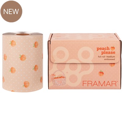 Framar Peach Please Embossed Roll 320 ft.