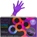 Framar Purple Palms Nitrile Gloves Small