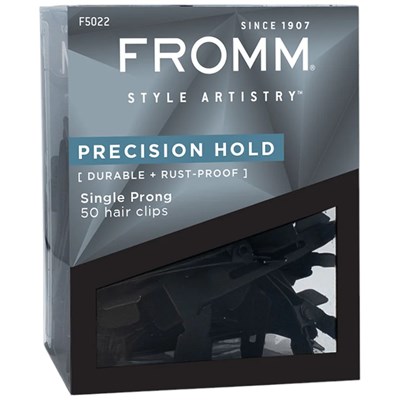 Fromm 1.75 inch Precision Hold Single Prong Clips 50 pk.
