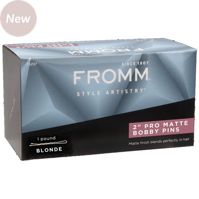 Fromm 2 inch Pro Matte Bobby Pins - Blonde 1 lb.