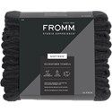Fromm Softees Microfiber Towels - Black, 16 inch x 29 inch 12 pk.