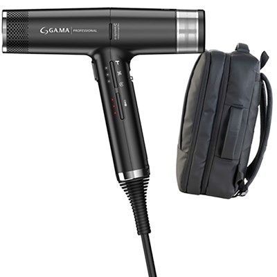 gama.professional Buy Black iQ3 perfetto Intelligent Hair Dryer, Get Backpack FREE! 2 pc.