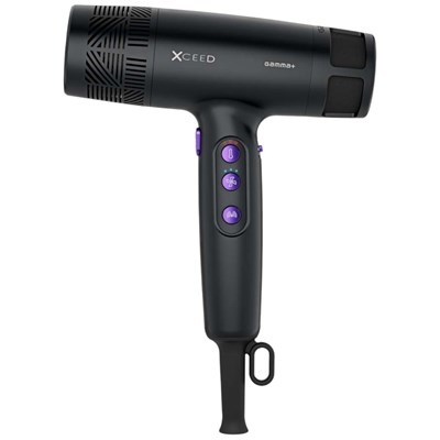 Gamma+ XCEEED Hair Dryer - Black 4 pc.