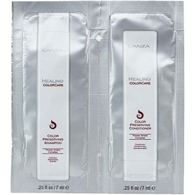 L'ANZA Healing ColorCare Shampoo & Conditioner Foil Pack 2 pc.