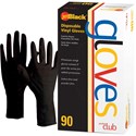 Product Club jetBlack Disposable Vinyl Gloves 90 ct. Small
