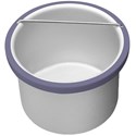 Satin Smooth Empty Metal Pot