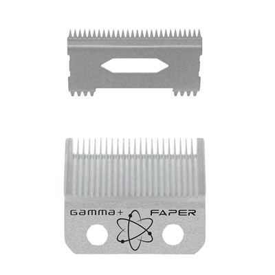 Gamma+ Replacement Fixed Stainless Steel Faper Hair Clipper Blade