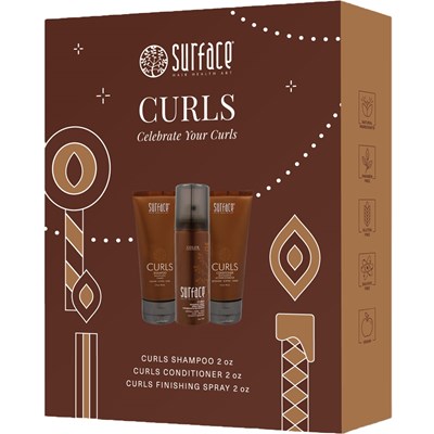 Surface Hair CURLS TRAVEL GIFT SET 3 pc.