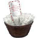 the potted plant holiday basket bundle 45 pc.